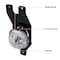 Spec-D Tuning Ford F250 F350 F450 Fog Lights With Clear Lens 99-04 LF-F25099C-HZ - alternate 3